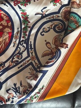 Huge printed scarf